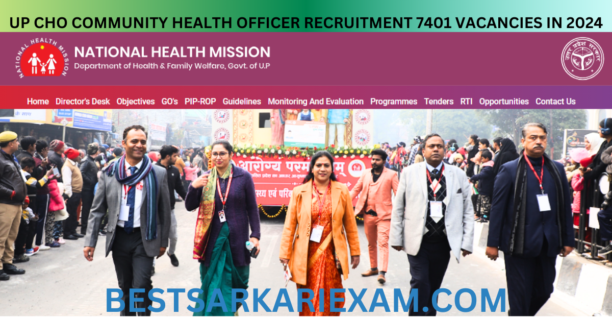 UP (CHO)Community health officer 7401 vacancies