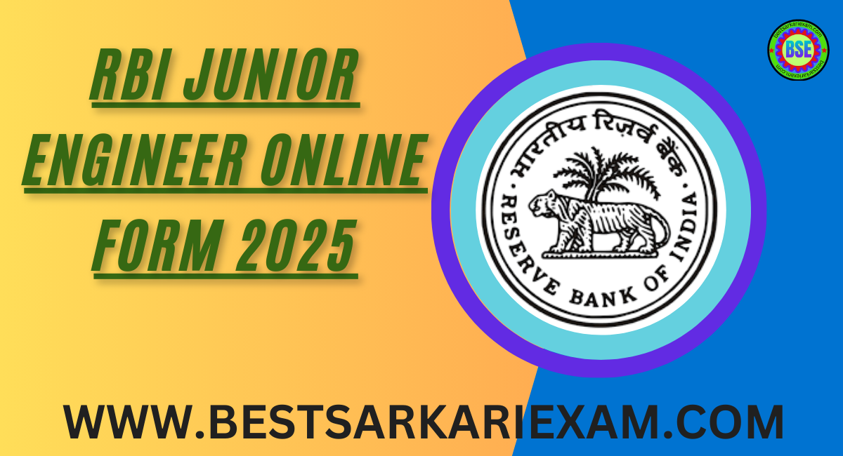 RBI Junior Engineer Online Form 2025