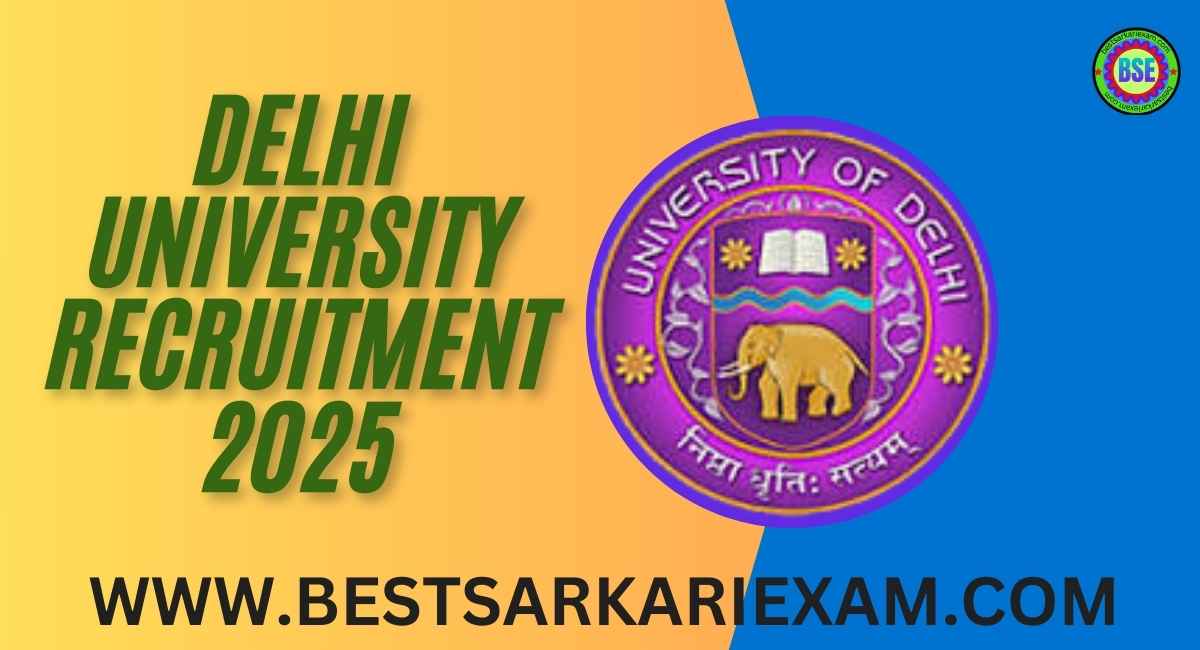 Delhi University Recruitment 2025