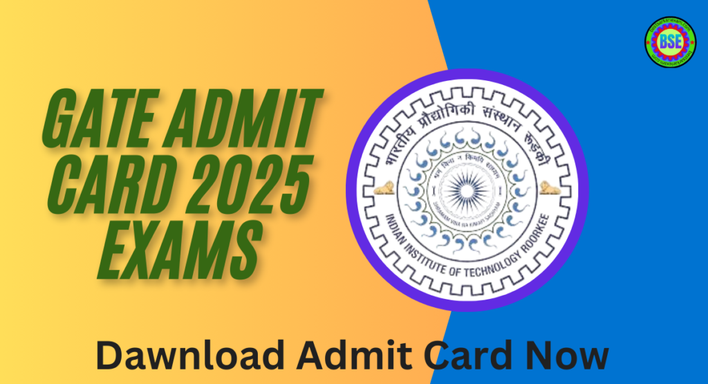 GATE 2025 Admit Card Download