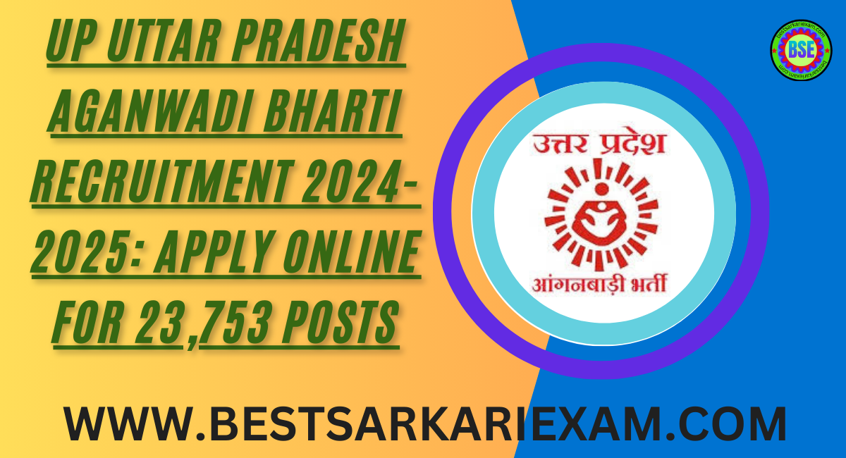 UP Uttar Pradesh Aganwadi Bharti Recruitment