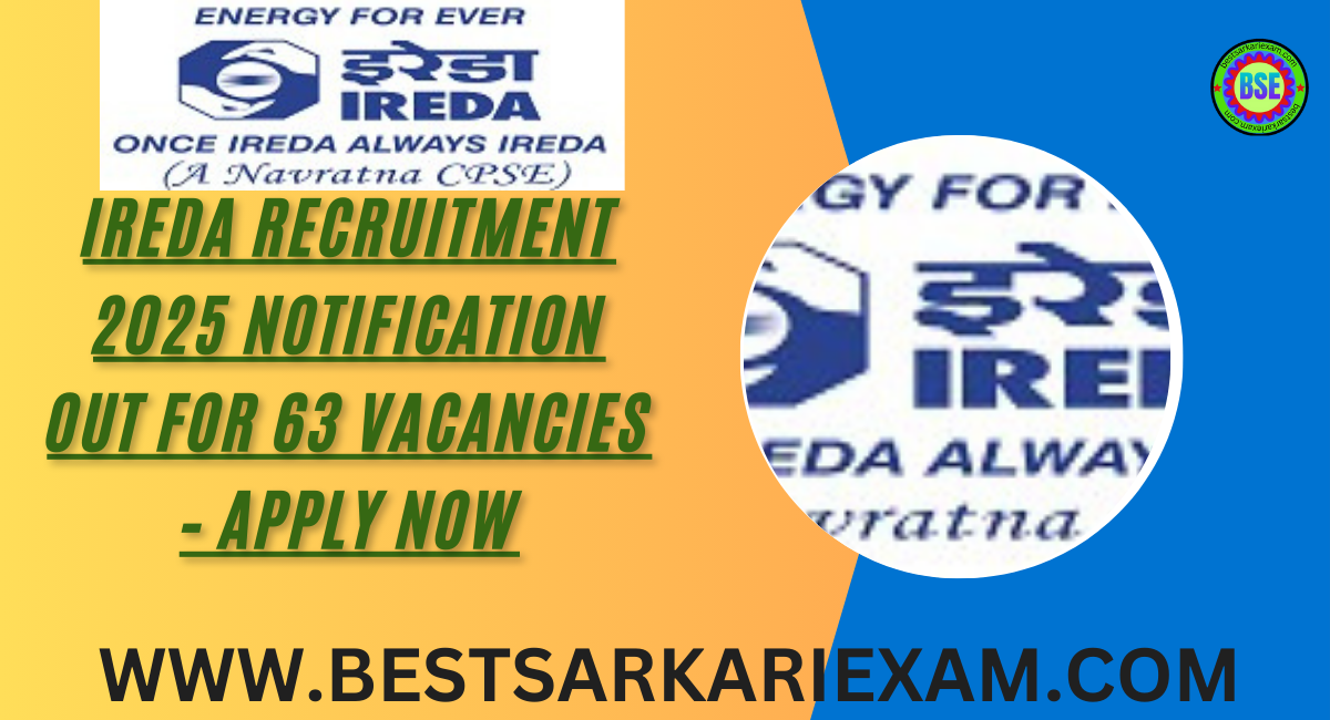 IREDA Recruitment 2025